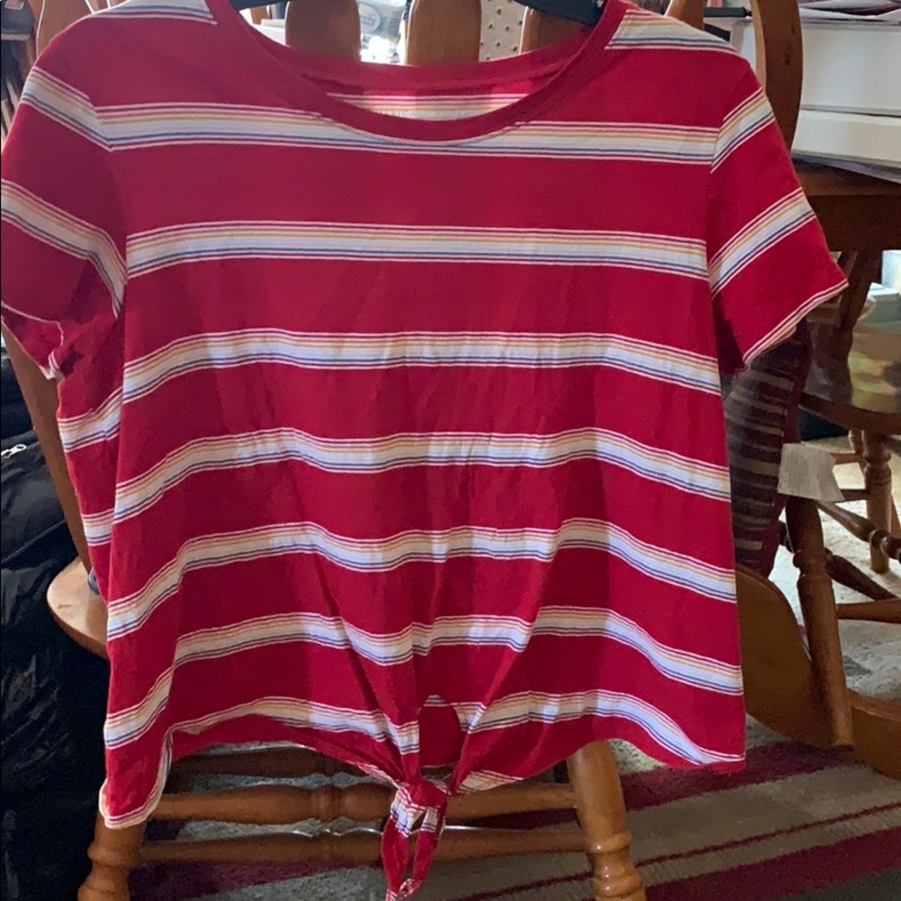 Striped crop top